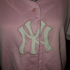 NIKE , button down baseball shirt